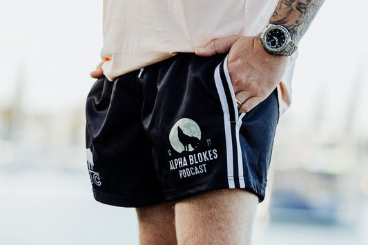 FOOTY SHORTS Alpha Blokes