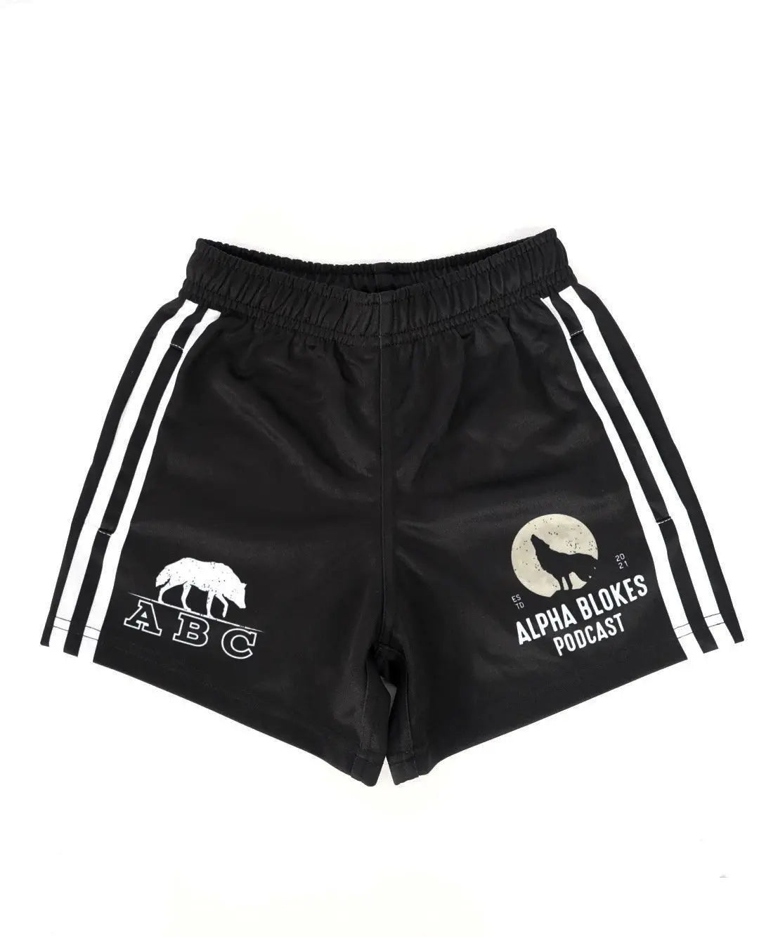 KIDS FOOTY SHORTS Alpha Blokes