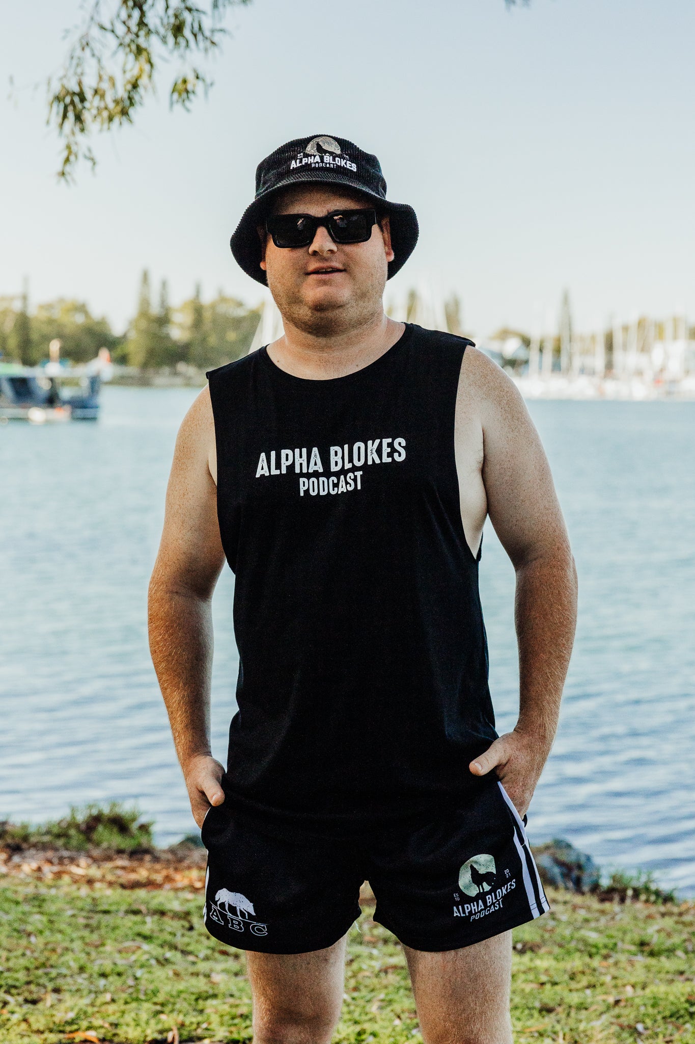 DOWN THE FLATS TANK BLACK