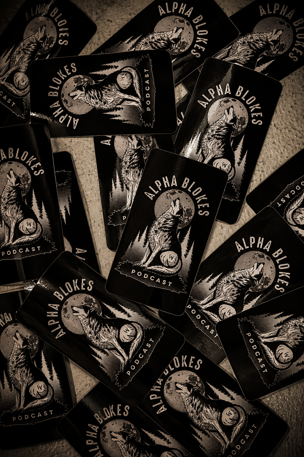 HOWLING WOLF STICKER