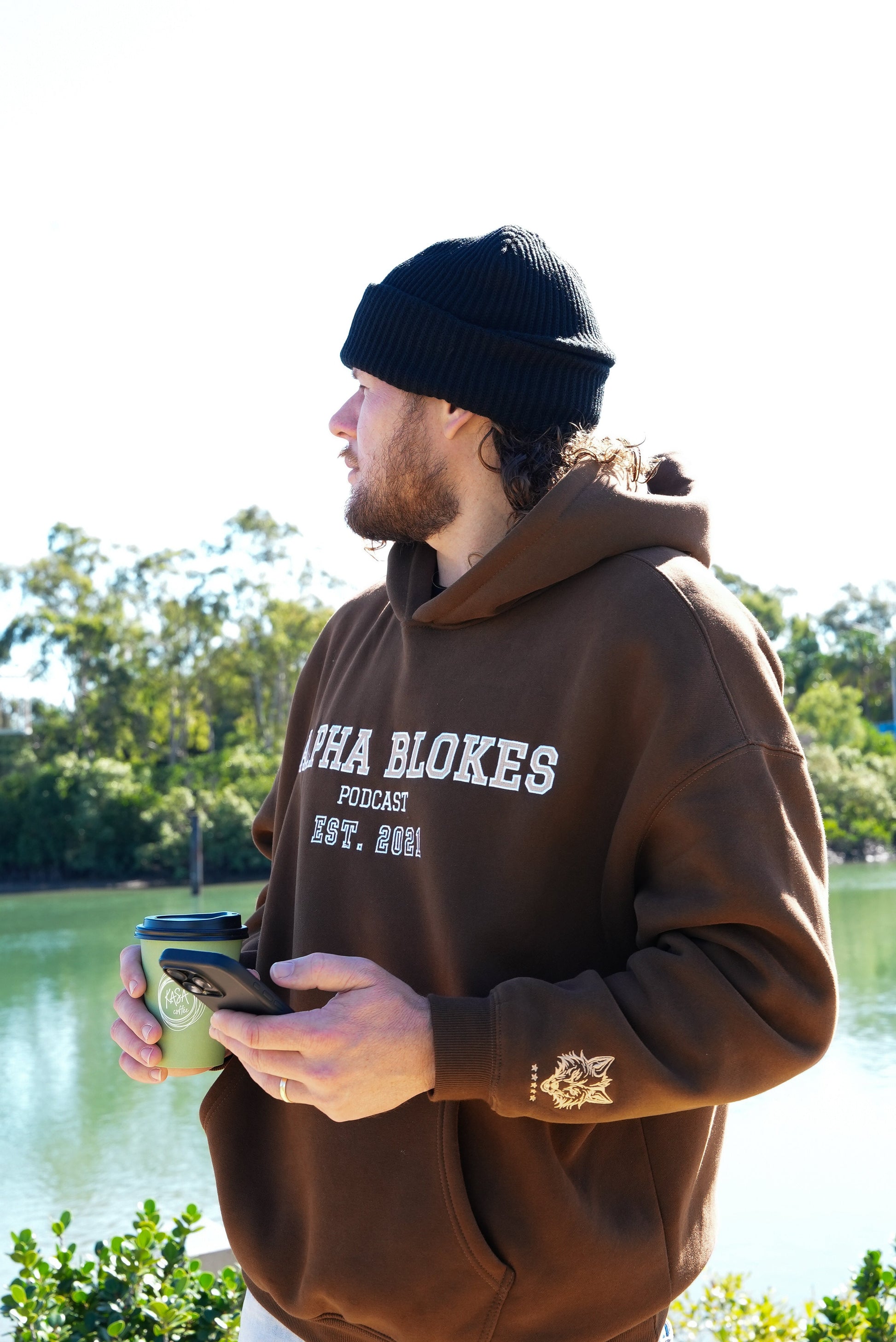 ALPHA BLOKES VARSITY HOODIE Alpha Blokes