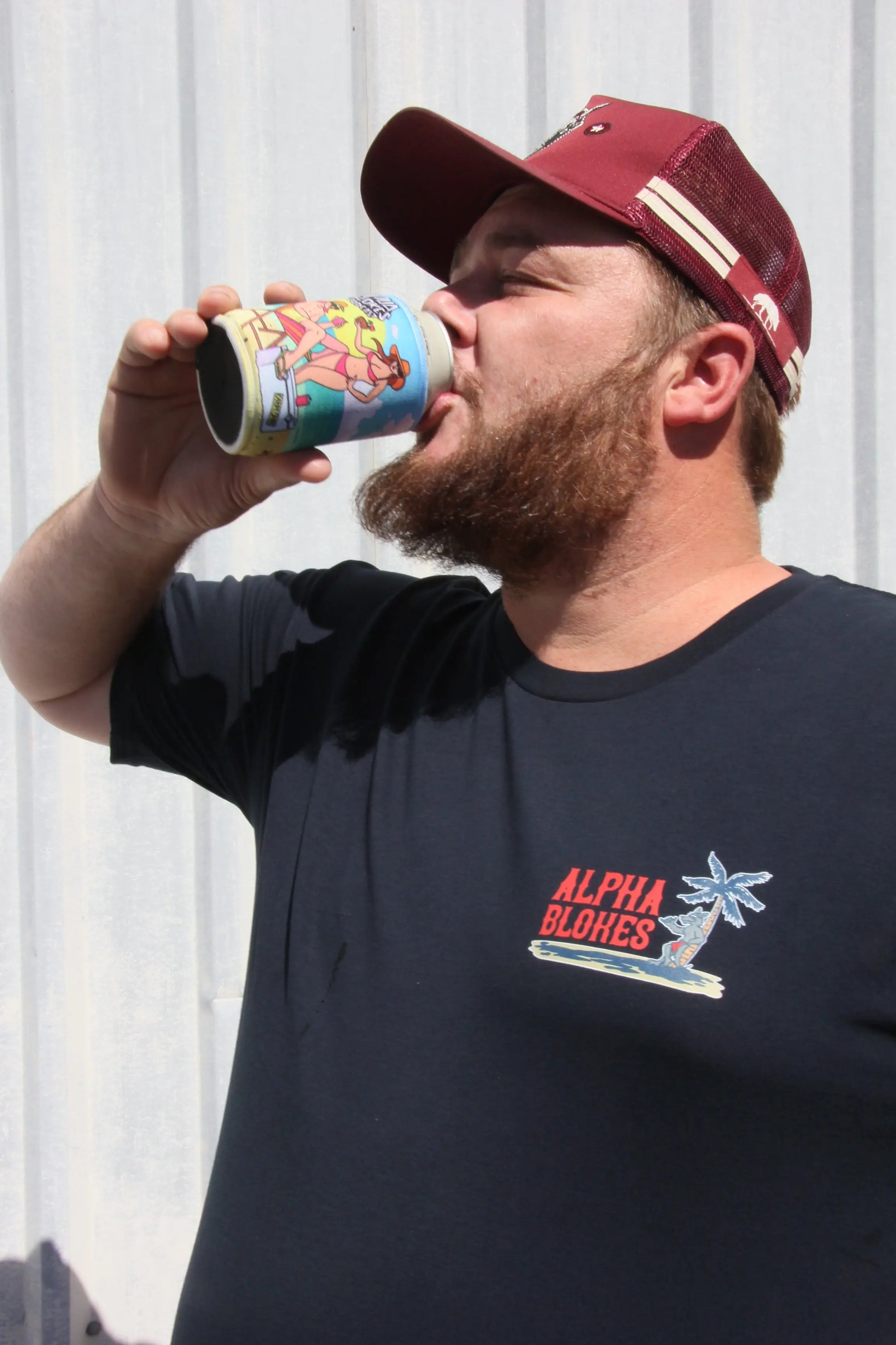 HELLO SUMMER NAVY TSHIRT Alpha Blokes