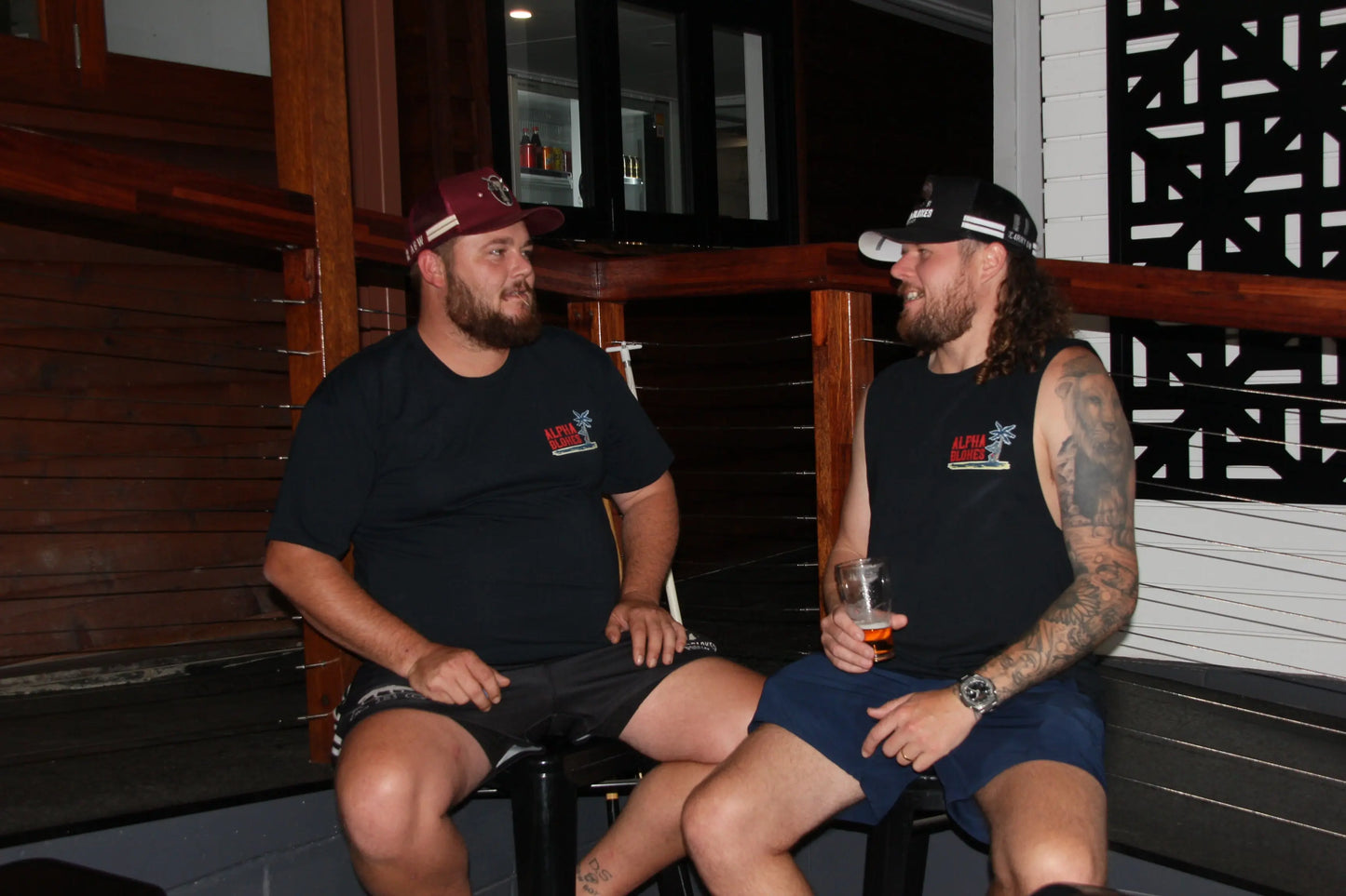 HELLO SUMMER NAVY TSHIRT Alpha Blokes