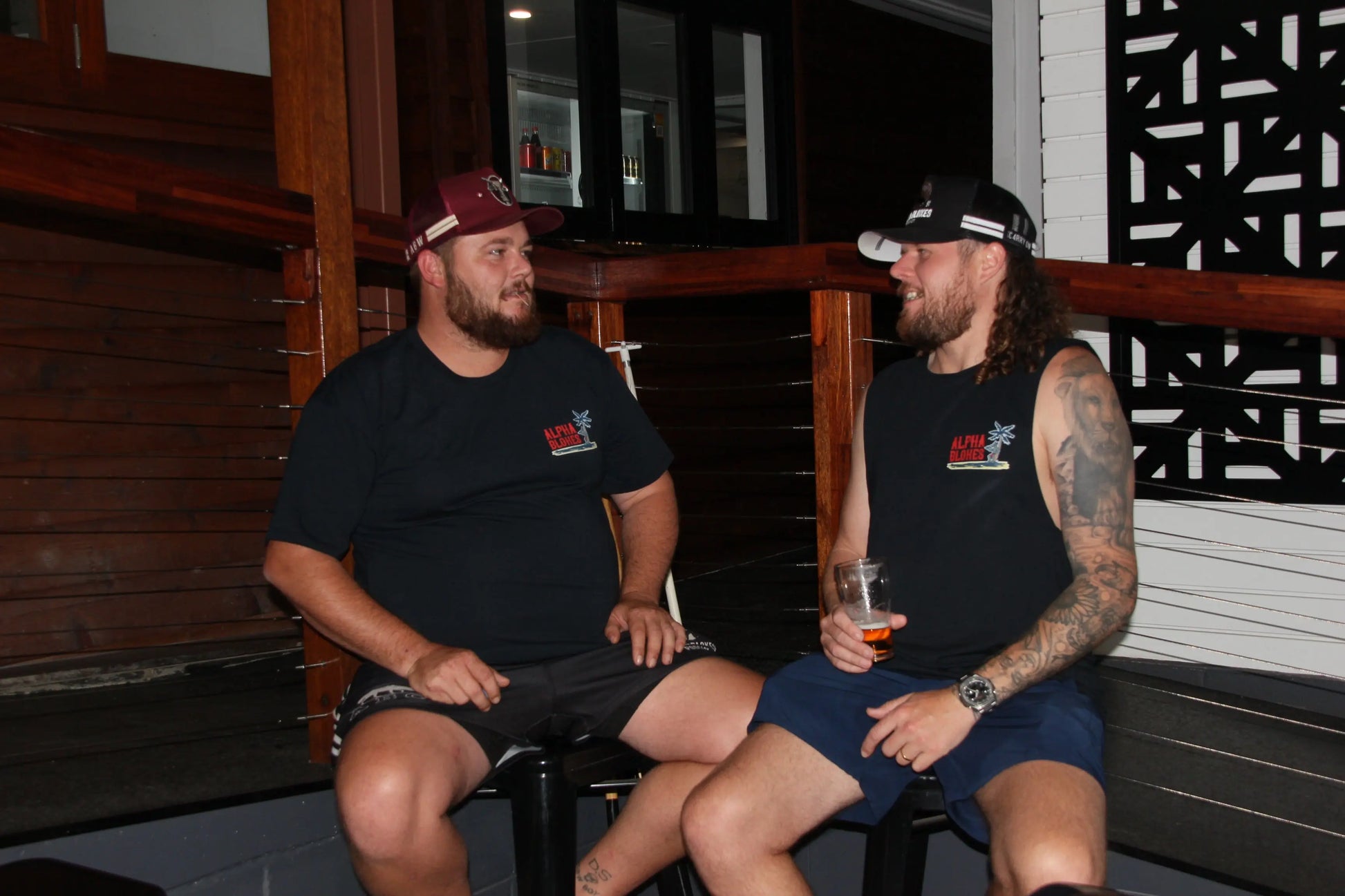 HELLO SUMMER NAVY TSHIRT Alpha Blokes