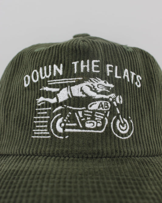 DOWN THE FLATS GREEN CAP