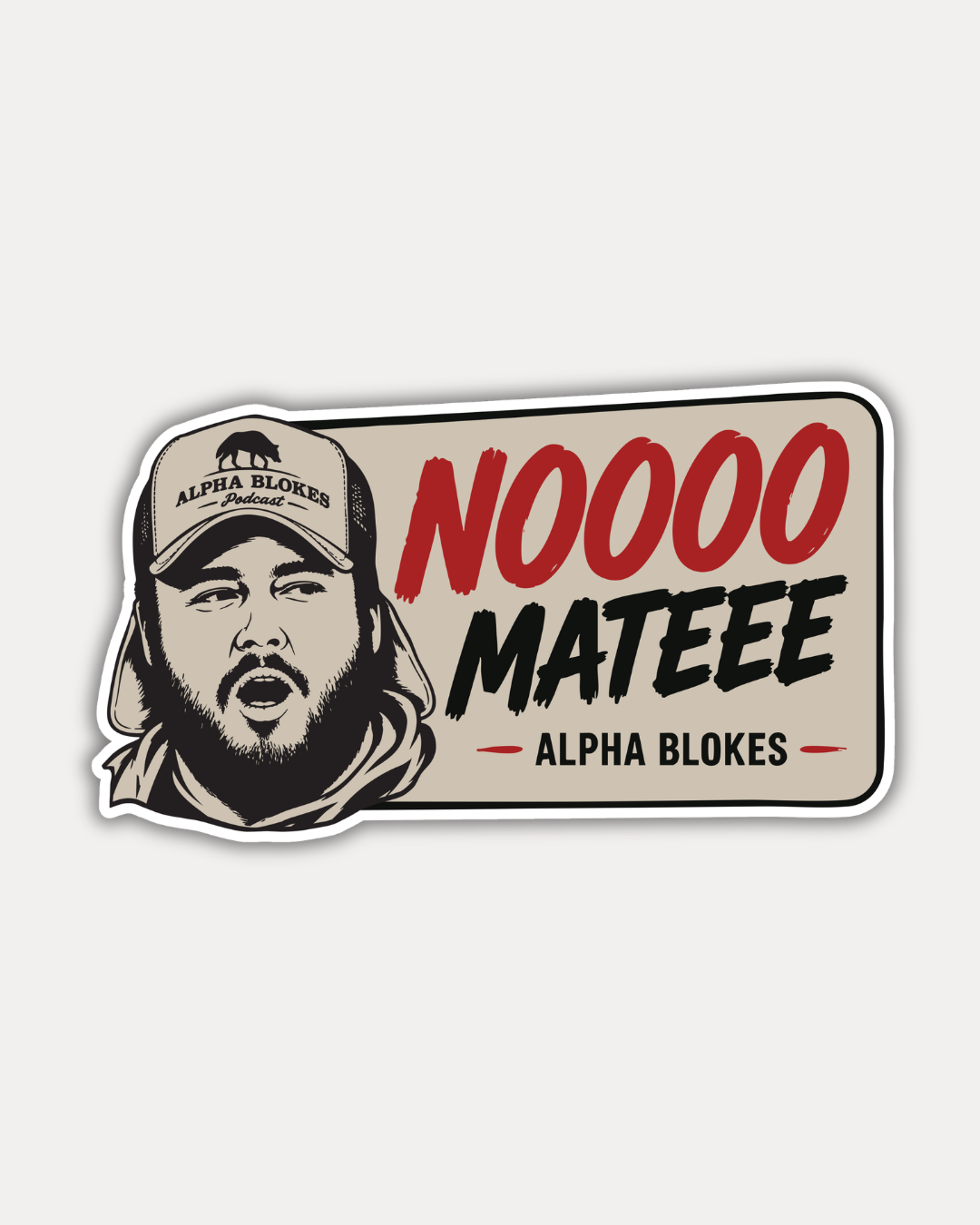 NOOO MATEEE 1 STICKER
