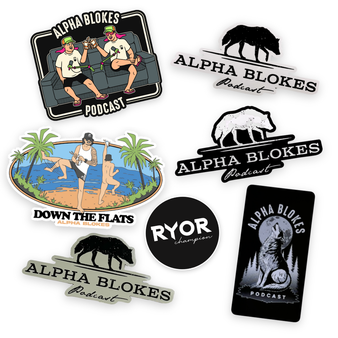 AB ESSENTIAL STICKER PACK – Alpha Blokes