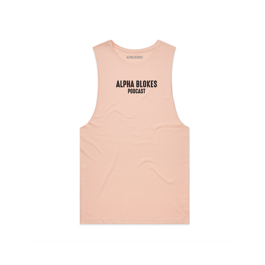 DOWN THE FLATS TANK PALE PINK