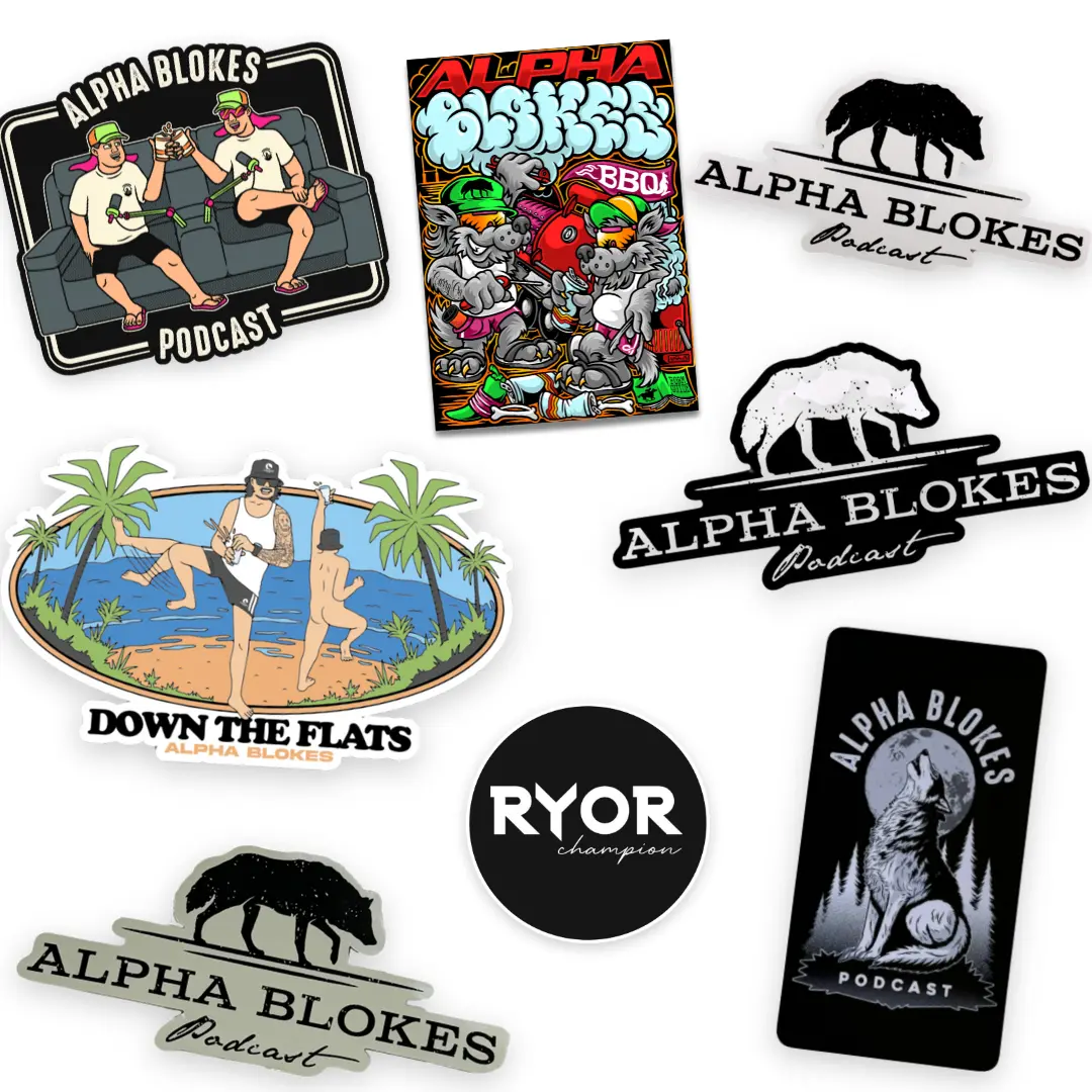 AB ESSENTIAL STICKER PACK Alpha Blokes